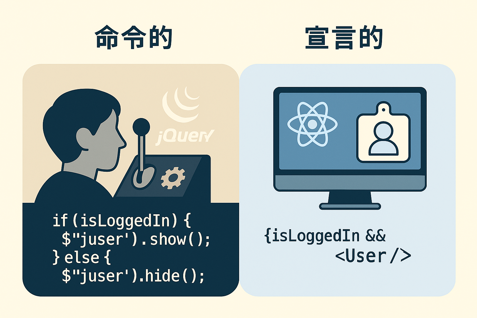 Reactにおける宣言的UI